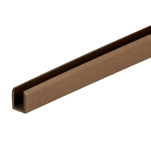 U Ceownik kompozytowy do sztachety ogrodzeniowej Brąz szer.32 x wys.40 x dł.2000 mm